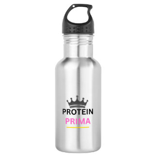 Bouteille d'eau de gym Protein Prima – Acier inoxy