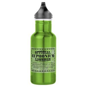 Bouteille d'eau de la licence Euphonium