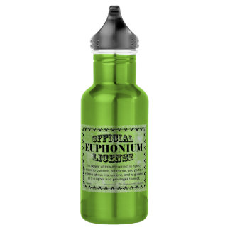 Bouteille d'eau de la licence Euphonium