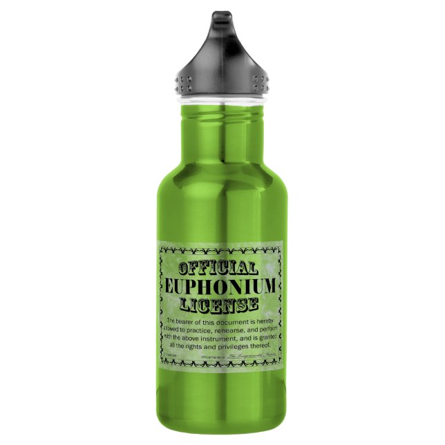 Bouteille d'eau de la licence Euphonium (Droite)