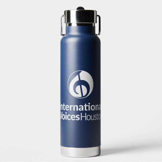 Bouteille d'eau de la Marine avec paille de pop-up (Salle de sport)