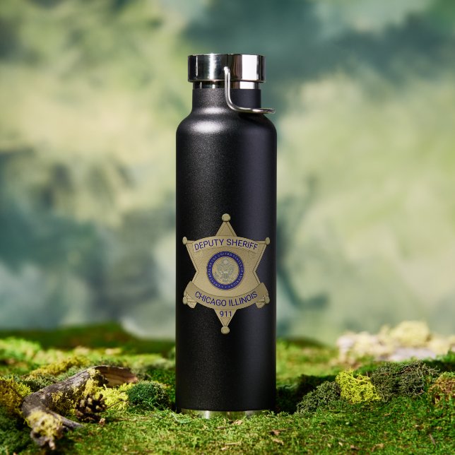Bouteille d'eau de la police (Extérieur)