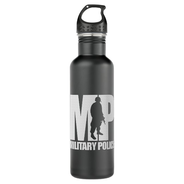 Bouteille d'eau de la police militaire (Devant)