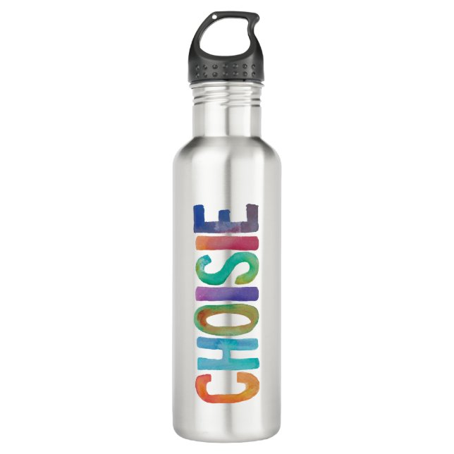 Bouteille d'eau de l'acier inoxydable 24oz de (Devant)