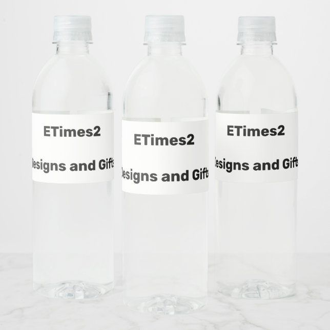 Bouteille d'eau de marque / étiquettes (Bouteilles)