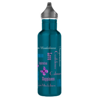 Bouteille d'eau de motivation