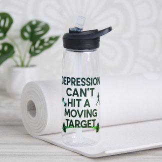 Bouteille d'eau de motivation pour la forme physiq