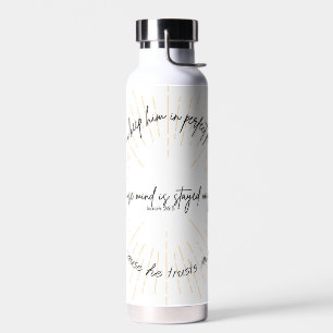 Bouteille d'eau de paix parfaite