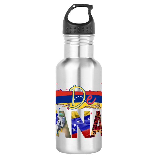 Bouteille D'eau De Pana Venezuela Slang Vénézuélien Amateurs de cu (Devant)