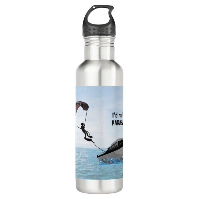 Bouteille d'eau de parachute personnalisée (Devant)