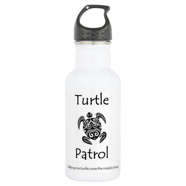 Bouteille d'eau de patrouille de tortue (Devant)