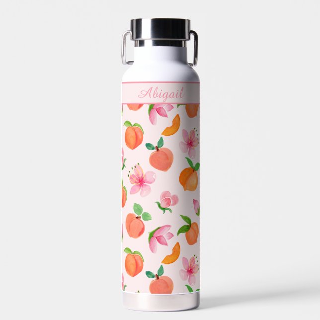 Bouteille d'eau de pêche aux fruits (Avant)
