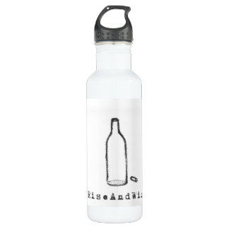 Bouteille d'eau de #RiseAndWine