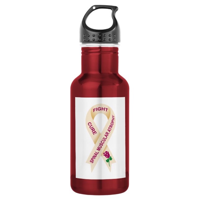 Bouteille d'eau de ruban de conscience de SMA (Devant)