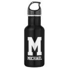 Bouteille d'eau de sport avec monogramme personnal