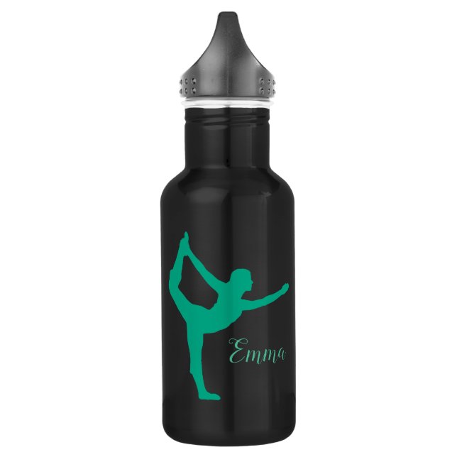 Bouteille d'eau de yoga personnalisée | Offre prat (Gauche)