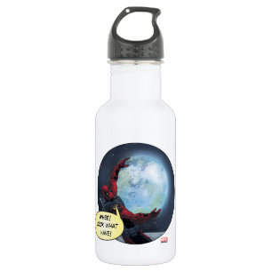 Bouteille D'eau Deadpool Tenant La Terre