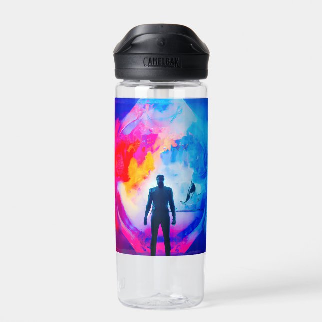 Bouteille D'eau Debout dans les couleurs (Arrière)