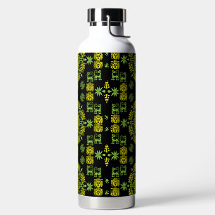 Bouteille D'eau Décor d'origine artistique aztèque mexicaine