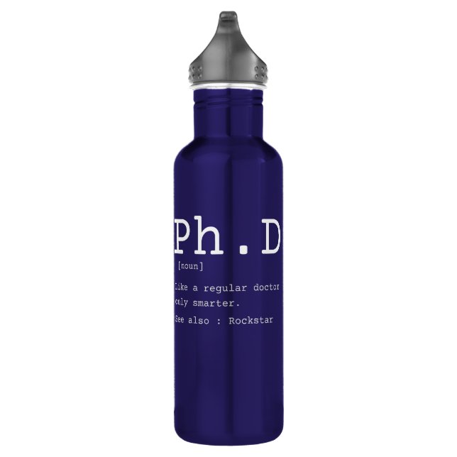 Bouteille D'eau Définition de doctorat philosophie docteur profess (Droite)