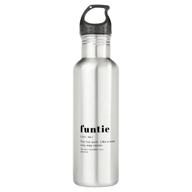 Bouteille D'eau Définition moderne de mûre (Devant)