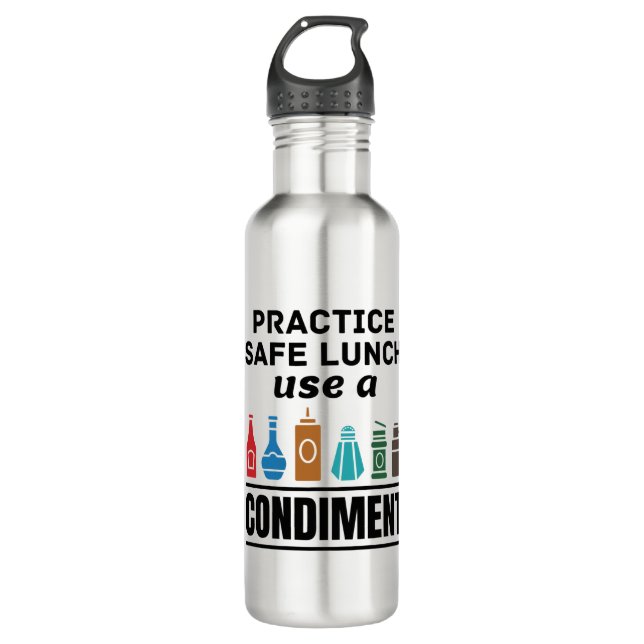 Bouteille D'eau Déjeuner Cafétéria Cafétéria Service de restaurati (Devant)