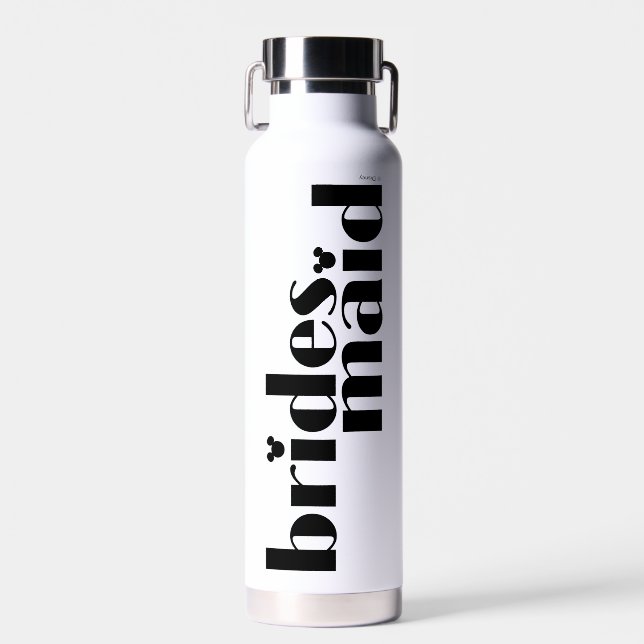 Bouteille D'eau Demoiselle d'honneur Minnie Mouse de Disney  (Avant)