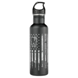 Bouteille D'eau Dental Assistant Drapeau RDA Dental Student Techni