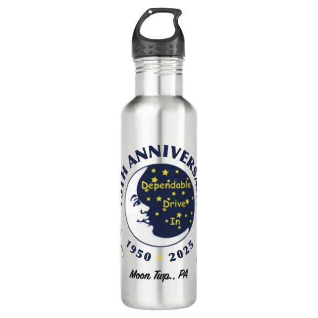 Bouteille D'eau Dependable Drive In 75th Anniversary Water Bottle (Devant)