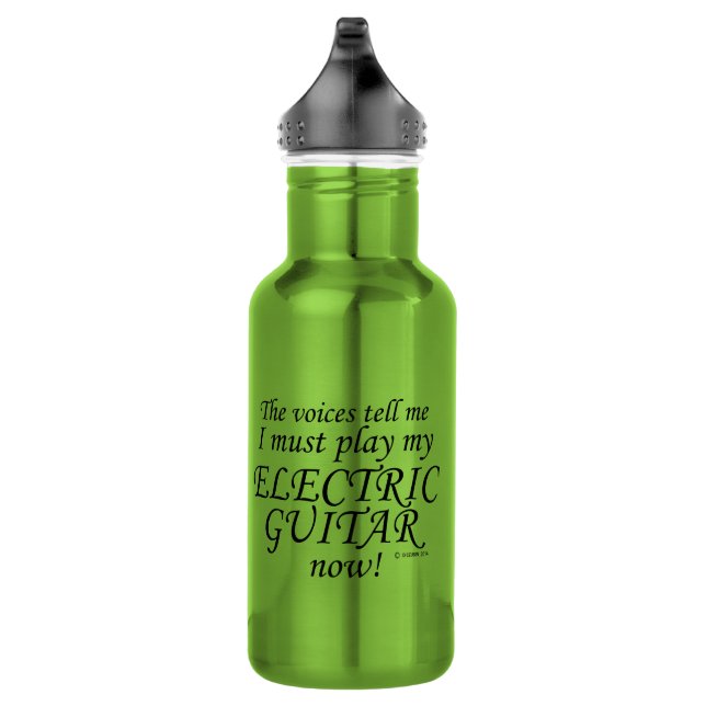 Bouteille D'eau Des voix de guitares électriques disent qu'elles d (Droite)