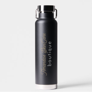 Bouteille D'eau Design de la typographie beige et vert olive