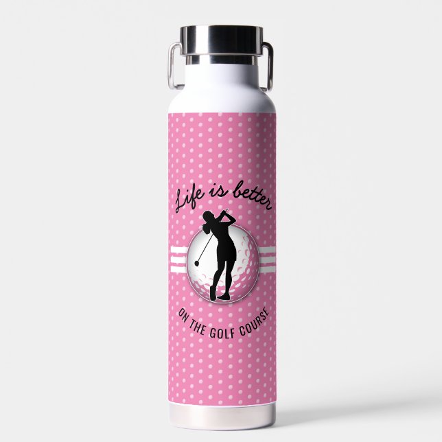 Bouteille D'eau Design élégant de Golfeur pour femmes (Avant)