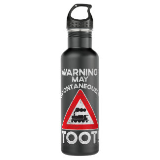 Bouteille D'eau Désolé D'Avoir Pris Le Train Lover Avertissement J