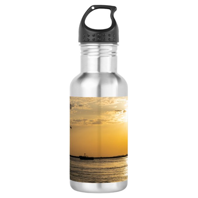 Bouteille D'eau Destin Sunset And Helicopters Water Bottle (Devant)