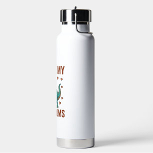 Bouteille D'eau Deux mamans fières de la conception de T-Shirt vec