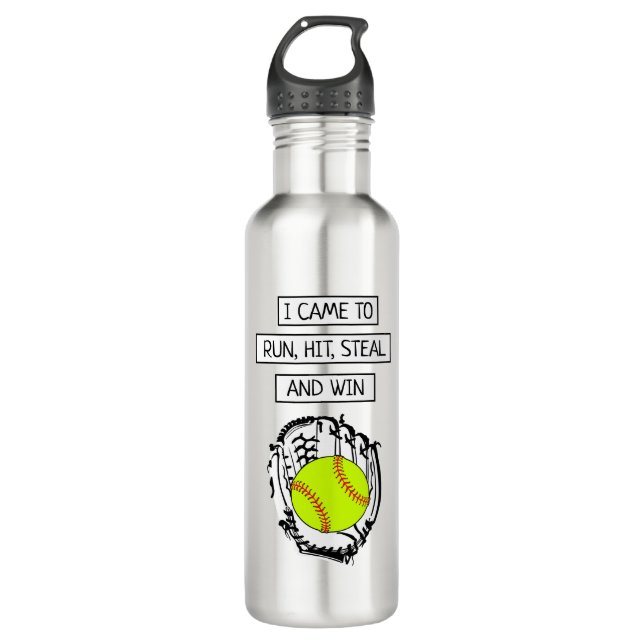 Bouteille D'eau Devis de balle logicielle (Devant)