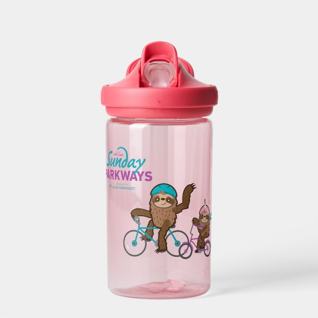 Bouteille D'eau Dimanche Parkways Parkways Parkways sur Vélos bout (Avant)