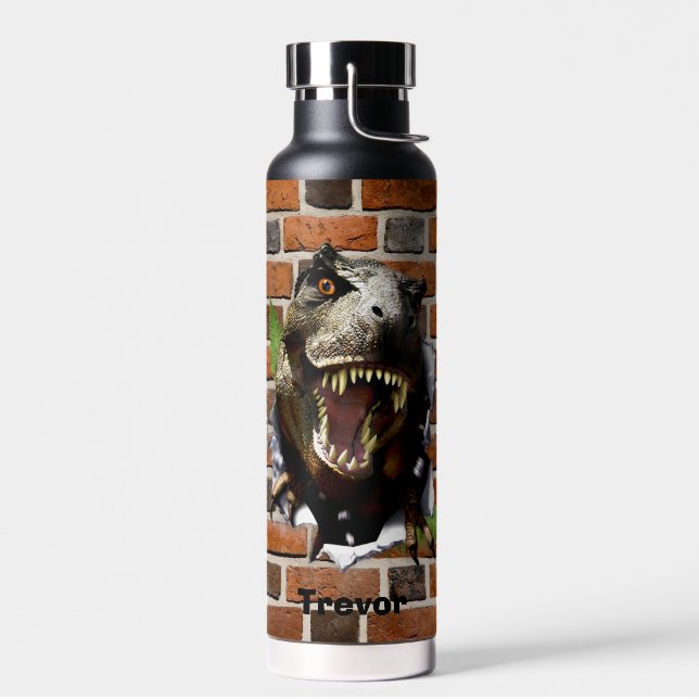 Bouteille D'eau Dinosaur T-Rex Sortir Personnaliser le nom (Gauche)