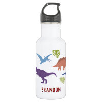 Dinosaure Mignon Dino Enfant Enfant Nom Personnali