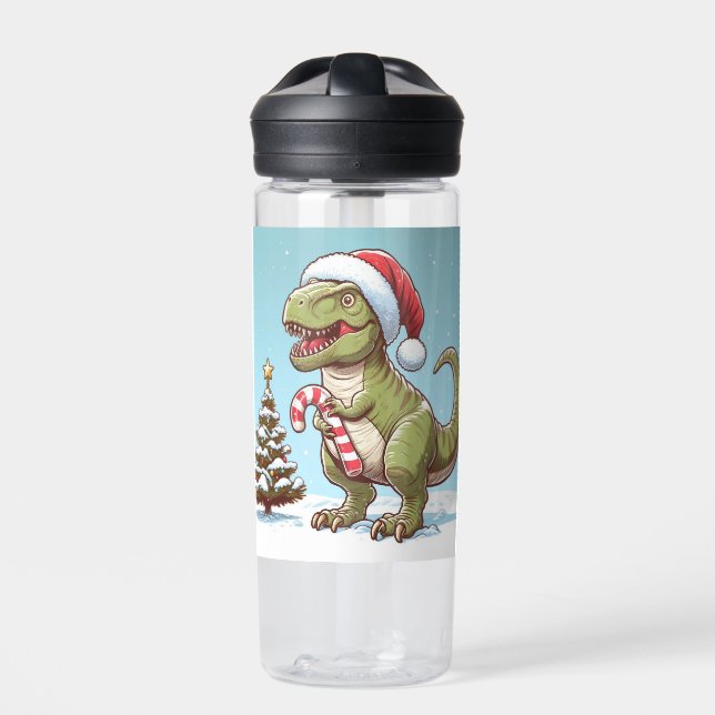 Bouteille D'eau Dinosaure sucre de canne de Noël mignon (Extérieur)