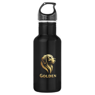 Bouteille D'eau Diseño Premium de Golden en Dorado