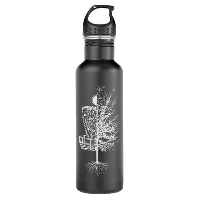 Bouteille D'eau Disk Golf Chemise Panier Arbre Frisbee Golf (Devant)