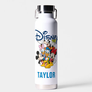 Bouteille D'eau Disney Mickey & Friends Ajouter Votre Nom