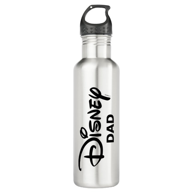 Bouteille D'eau Disney Papa | Logo blanc (Devant)