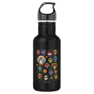 Bouteille D'eau Disney Pixar Coco Terre des morts - Crâne de suc