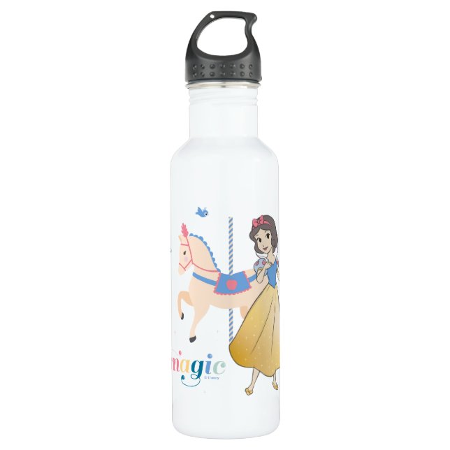 Bouteille D'eau Disney Princess Blanche Neige | Magie du carrousel (Devant)