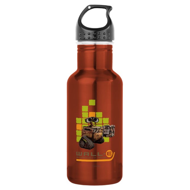 Bouteille D'eau Disney WALL-E Gival Metal (Devant)