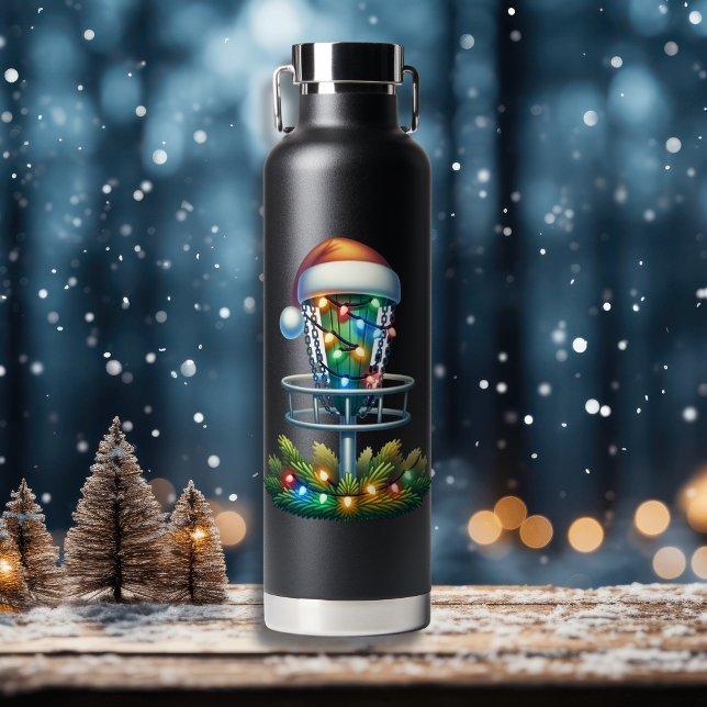 Bouteille D'eau Disque Golf Thématique Noël (Créateur téléchargé)
