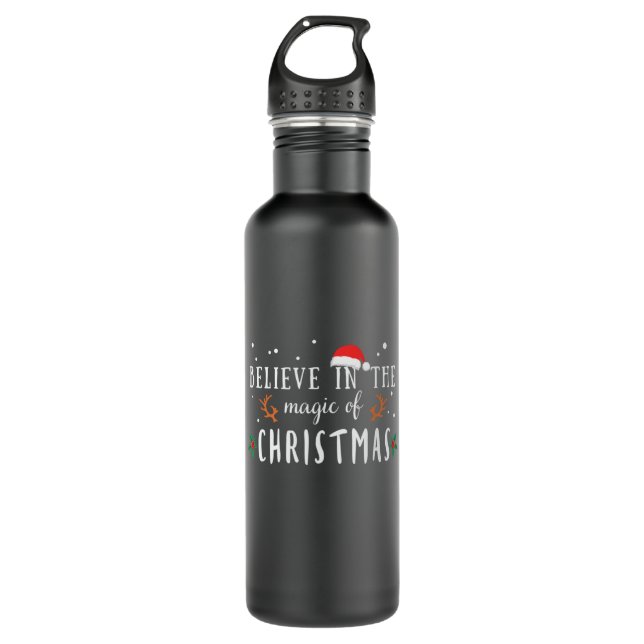 Bouteille D'eau Don De Noël Croyez En La Magie De Noël (Devant)