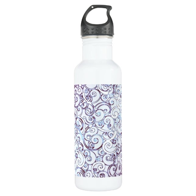 Bouteille D'eau Doodles de couleur (Devant)